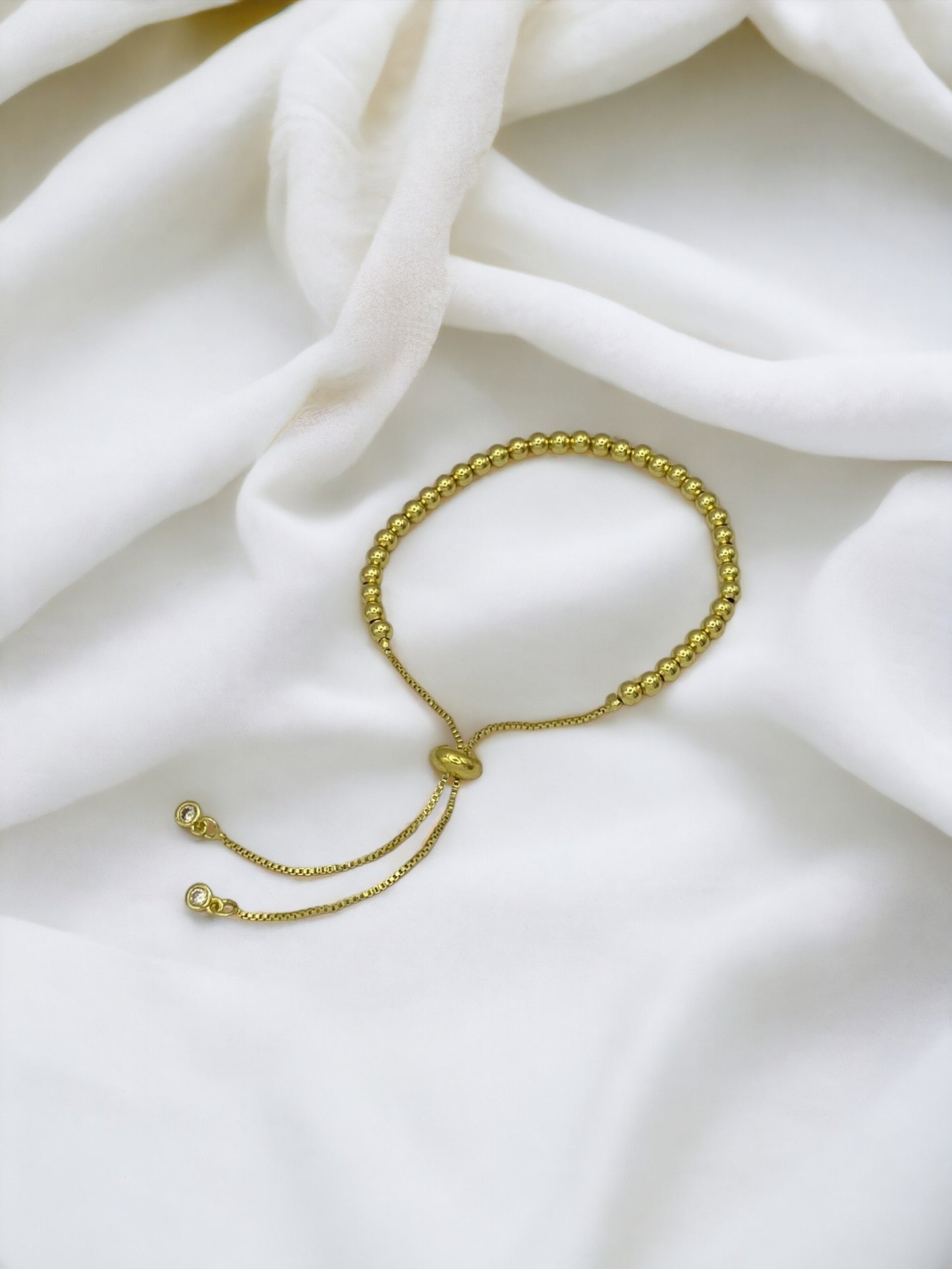 PULSERA AJUSTABLE BOLITAS