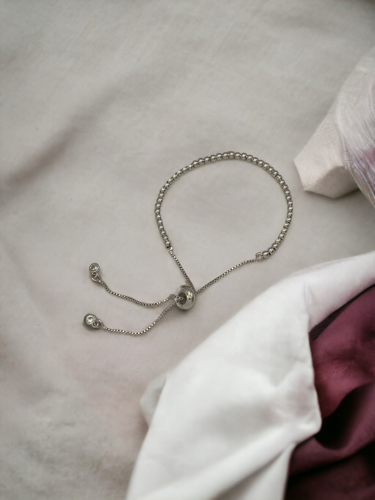 PULSERA AJUSTABLE BOLITAS