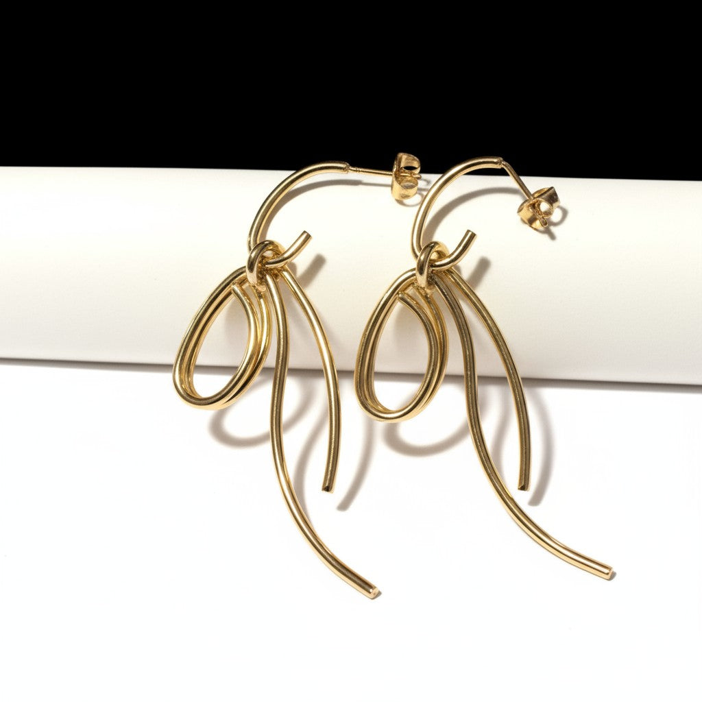 Aretes Lazo de Luz ✨