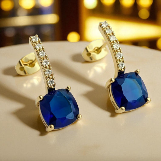 ARETES ENCANTO ZAFIRO